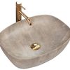 Lavabo da appoggio Rea Freja Beige