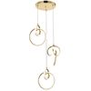 Suspension LED G072-3CPR Gold