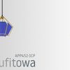 Lampa Sufitowa Wisząca Diament APP452-1CP Niebieska