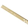 Profilé de chute latéral pour receveur de douche 120cm Brush  Gold