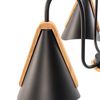 Lampa scandinavă cu trei brațe, neagră, APP605-3C