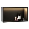 ĮMONTUOJAMA VONIOS LENTYNA LED 30x60 black