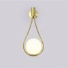 Wandlampe Glas Kugel Gold APP603-1W