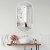 Mirror LED EGG 60x80 cm