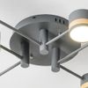 LAMPA SUFITOWA APP529-6C Szara