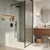 Kit de douche encastré Rea Lungo Black + BOX