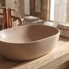 Lavabo à Poser Rea Focus Taupe
