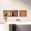 bathroom shelf 30x60 brush copper