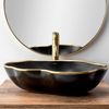 Grifo de LAVABO Rea Lungo Brushed Gold High