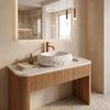 Countertop Basin Rea Mika Light Grey