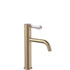 Bathroom faucet Rea Serra Brush Gold low