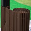 Brise vue protection de balcon PVC Chocolate