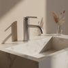Bathroom faucet Rea Argon Brush Nickel Low
