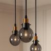 Lamp APP1125-3CP Black Gold