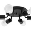 Lampe 6-Bras Métal Black APP709-6C