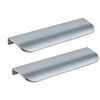 Ручка для шкафа REA Mono / Core 2шт. Brush Steel