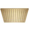 Čtvercová hlavová sprcha REA JS-P015BG 30cm Brush Gold