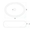 Countertop Basin Rea Mika Black