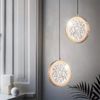 Crystal Pendant Lamp LED LHJ100-1CP Złota