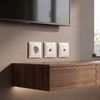Prise Antenne avec Cadre OSTE JNH012-A BEIGE