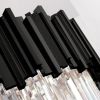 Krištáľové stropné svietidlo APP1481-1C Black