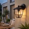 Homlokzati fali lámpa JNH037-1G Black