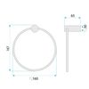 Cuier baie Ring 64106 SOLO Titan