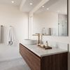 Bathroom faucet PREMIUM Rea Maxim Brush Gold High