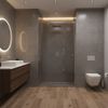 Shower door Rea Primo Swing 90 Chrome