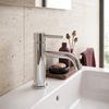 Washbasin faucet with bidetta Rea Lungo Chrome