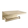 Suport pentru hârtie igienică cu poliță 6613 Modern Gold Brush