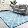 Plush carpet Clover Blue