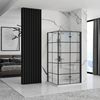 Shower enclosure Rea Molier Black 100x90