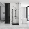 Cabina doccia Rea Punto Black 80x80