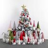 Gnome de Noël 40cm RED/GREY YX-019
