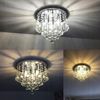 Krištáľová stropná lampa Plafond Glamour 392179