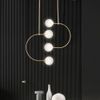 Lampe Gold en verre APP639-4CP