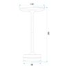 Bedside lamp APP1373-T grey