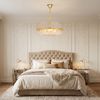 Lampada a sospensione in cristallo SWE107-CP 50cm GOLD