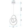 Suspension LED G076-1CP Gold