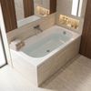 Built-in acrylic bathtub Rea Gloria 140