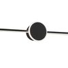 Lámpara de pared LED 60CM APP849-1W ROUND BLACK