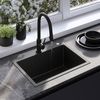 Stainless steel sink Liam Black