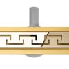 Linear drainage Rea Greek PRO MIRROR GOLD 70