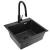 Stainless steel sink Leo 50 Black