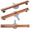 Odtokový žlab NEO Slim Pro brushed copper 70