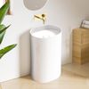 Freestanding ceramic basin DOLCE