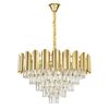 Lampada a sospensione in cristallo SWE100-CP 60cm GOLD