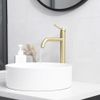 Robinet de salle de bain Rea Lugano Slim Brush Gold High