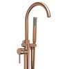 Rubinetto indipendente da vasca Rea Lungo brush copper